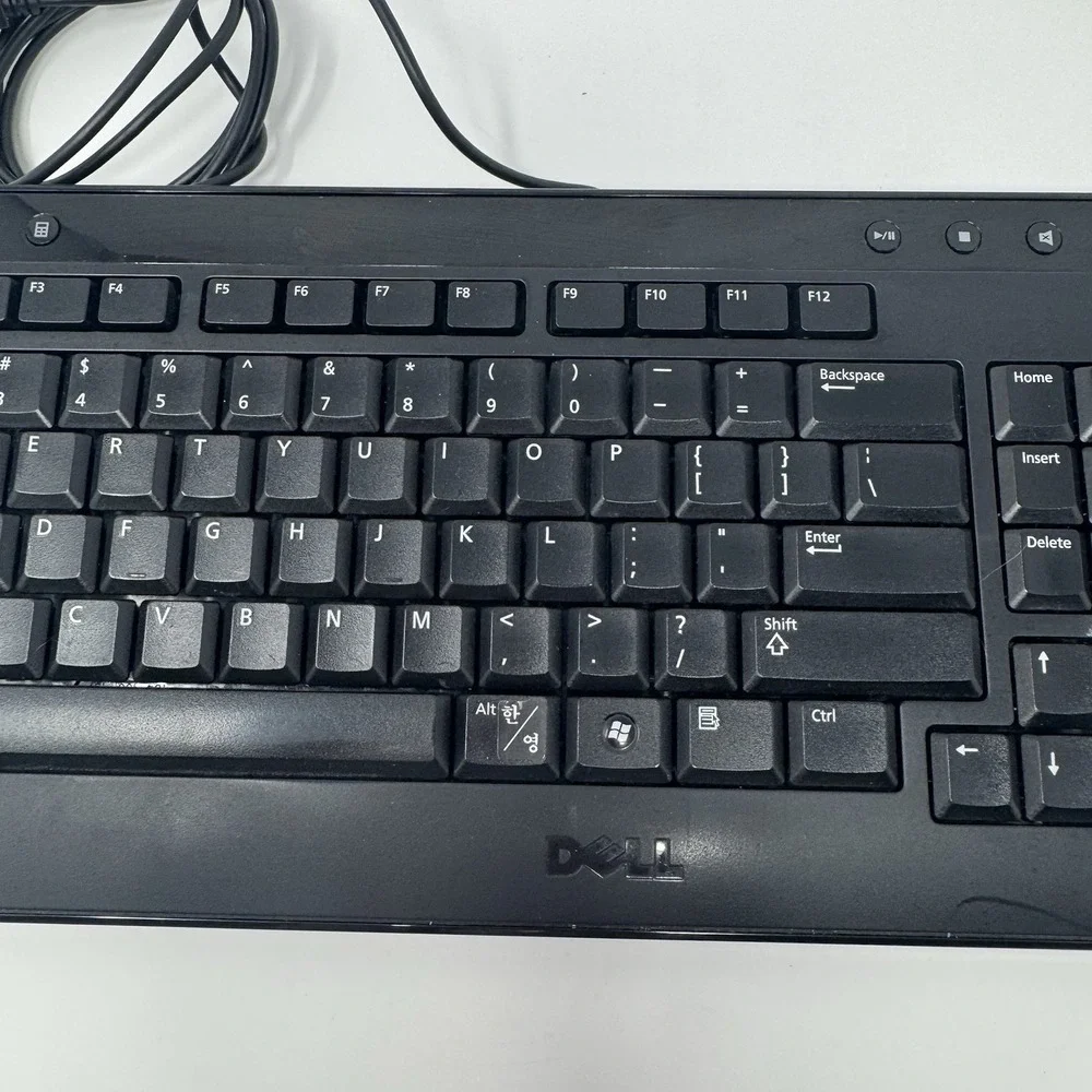 Dell SK-8165 USB Keyboard With Multimedia Keys TESTED WORKS Black